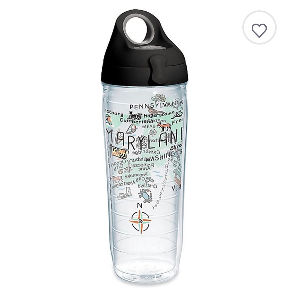 Brand New Maryland State Map Tervis w/ Lid